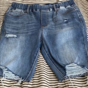 Grace and lace jean shorts